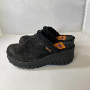 Rocket Dog FRAN NUBUCK BLACK CLOG 6